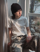 Roll Stand Cut Crop Short Sleeve T-Shirt