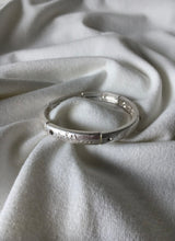 Matt O ring letter bangle