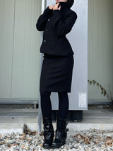 Catch double short coat
