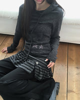 Teuin Star Patch Fleece Hooded Sweatshirt