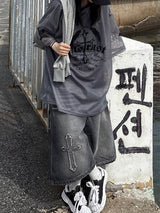 ウィングクロスメッシュTシャツ