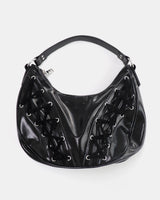 Tenka eyelet strap leather shoulder bag