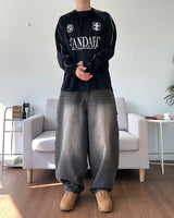 ベルベットサッカーロングスリーブドTシャツ