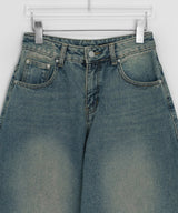 Hoam Balloon Wide Denim Brushed Pants XL