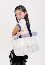 dot lace shoulder bag