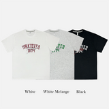 Whatever レタリングショートスリーブTシャツ