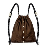 Drop Pearl Gym Sack [Brown]