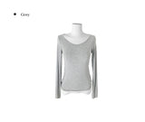 ラヴィ ベーシック ラウンドネック ロングスリーブ Tシャツ