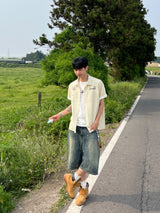 Sunkissed Stripe Patch Shirt