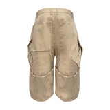 VTG BACK BOOTS CARGO SHORTS_BEIGE