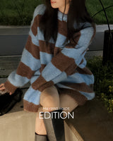 [MADE] Moon stripe wool knitwear