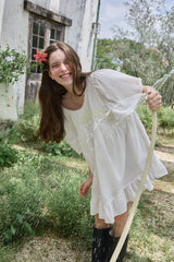 Romantic vintage mini dress