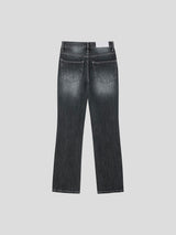 +5cm Grayish Blue Stone Bootcut Denim Pants (236)