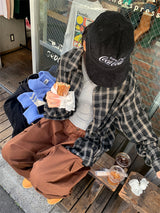スローツーウェイチェックシャツ (2C)