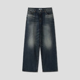Katra Semi-Wide Denim Pants