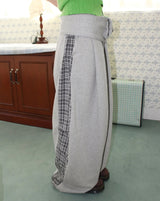 CHECK BLOCK SWEATPANTS