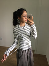 Waffle shirring hoodie (2color)