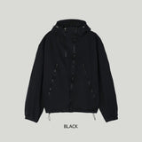 CATION DIAGONAL LINE HOODIE JUMPER