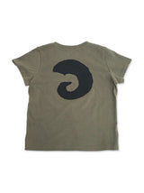 W Horn Applique Tee in Olive