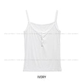 Yojeu Button Ribbed Layer Sleeveless