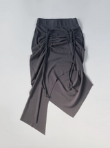 Nave Shirring Unbal Long Skirt (2color)