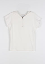 CAP ZIP-UP HOOD TEE