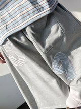 Baby Patch Number Print Bermuda Shorts 4color