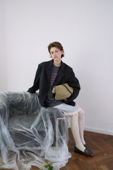 Row classic jacket_charcoal