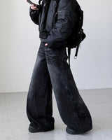 Veil Crack Wide Denim