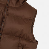 Tailed Padded Hooded Vest 3C