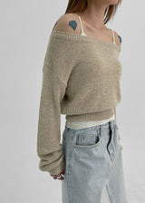 [MADE] Levinson Tape Boat Neck Knit