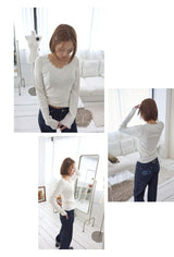 Lacecore Soft-Fit V-Neck Long Sleeve