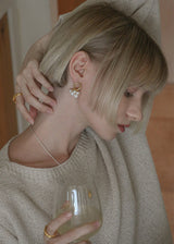 silver925 bubble earring SV