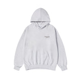 25FW BORDER LINE BASIC LOGO HOODIE MELANGE