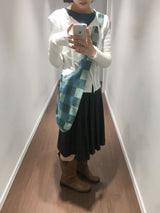 YWD パッチワーククロスボディーバッグ (2color)