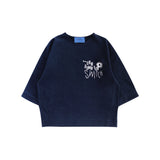 ターンダウンスウェット半袖Tシャツ(UNISEX)_SYS3TS05NV