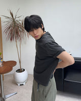 クエン ピグメント クロップ ショートスリーブ Tシャツ