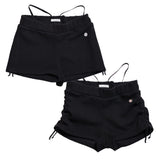 SWAN LAKE SHRRING STRING MICROSHORTS BLACK