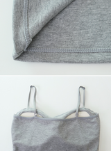 #AN Lace Strap Cap Sleeveless (3color)