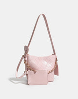 Classic Tweed Quilted Chain Bag - A must-have tweed shoulder bag for formal looks