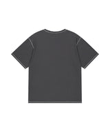 ピグメントバタフライゴスTシャツ_チャコール