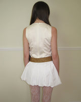 BUBBLE SKIRT WHITE