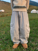 Weber brushed cargo sweatpants