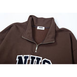 Huke x Nus. ハーフジップアップ（GREY）