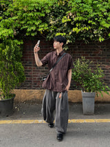 Authentic Stripe Short-Sleeve Shirt (3 Colors)
