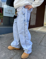 アイスデニムワイドパンツ