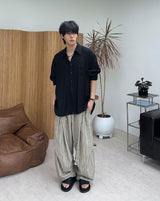 ディペル エアリー ストライプ オーバーシャツ