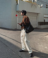 ステディコットンピンタックパンツ