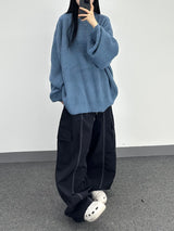 sky knit sweater