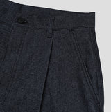 Duns One-Pleat Wide Bermuda Pants